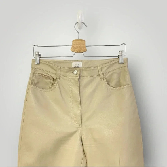 Aritzia Wilfred Vegan Leather Pants Sz 8 - Picture 3 of 13
